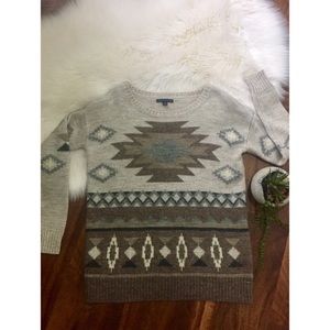 Bohemian American Eagle Southwestern Sweater